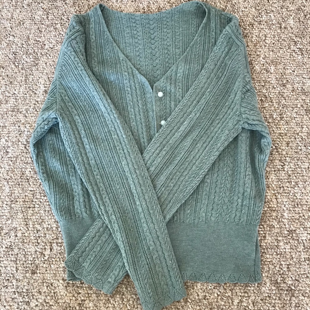 Simple Retro Cardigan